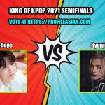 King Of Kpop 2021 Semifinalis – J-Hope Vs Hyunjin