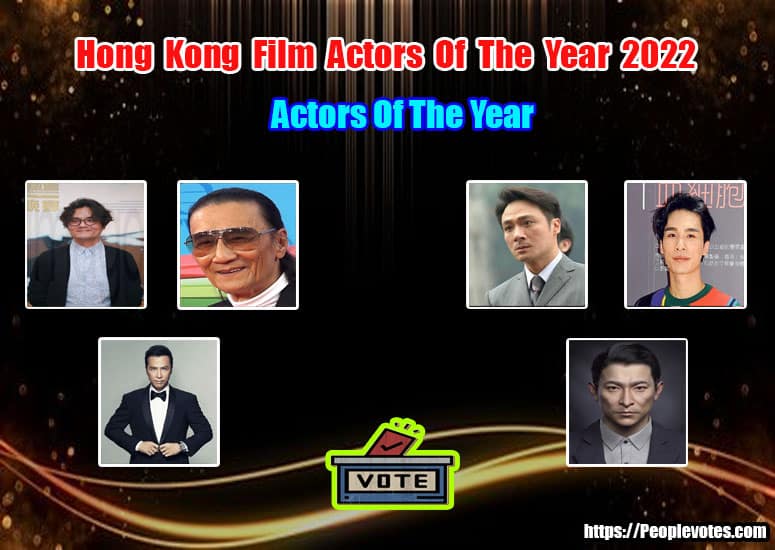 Hong Kong Film Actors Of The Year 2022